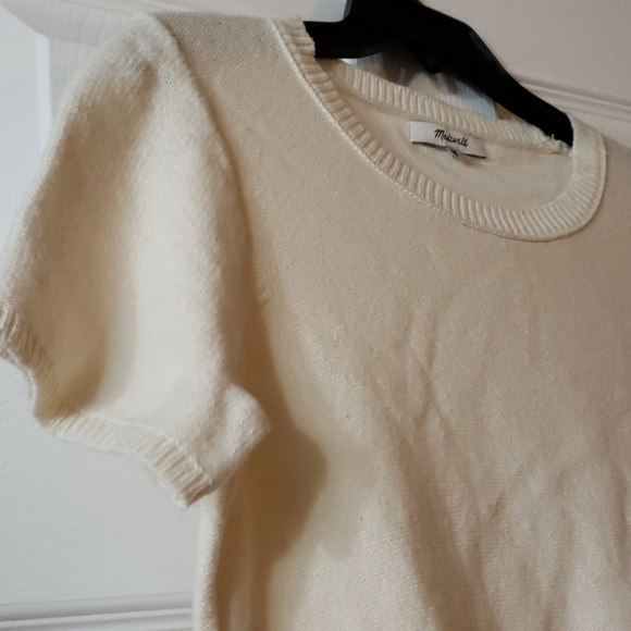 NWOT!! Madewell Fringed Jacquered Sweater Size S - Picture 3 of 10